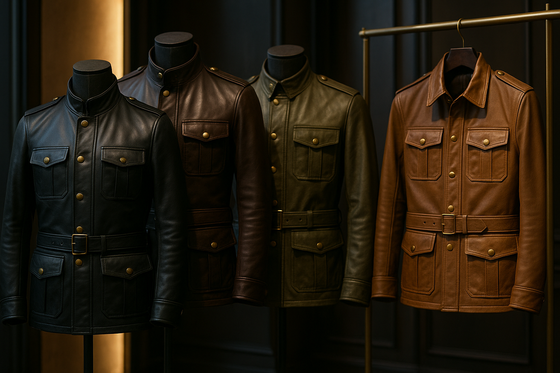 A trendy short-sleeved black leather jacket styled with jeans and sneakers for a modern streetwear look.