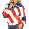 Women's American Flag Leather Jacket-Women Leather Jacket-Premium Leather Street