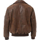 Men's Air Force Flight Bomber Leather Jacket-Men's Bomber Jacket-Premium Leather Street