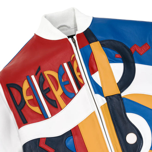 Picasso Plush Leather Jacket – White