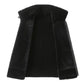 Men's Black Faux Shearling B3 Bomber Leather Jacket-Men Shearling Jacket-Premium Leather Street