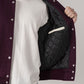 Maroon & White All-Wool Customizable Varsity Jacket