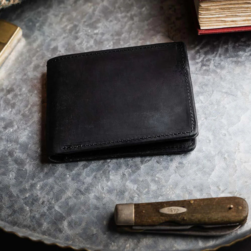 Huron Leather Premium Bifold Wallet