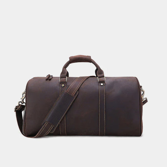 The Large Holdall Leather Duffle Bag-Leather Duffle bags-Premium Leather Street