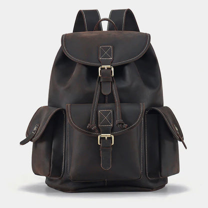 The Vacationer Leather Backpack-Leather backpacks-Premium Leather Street