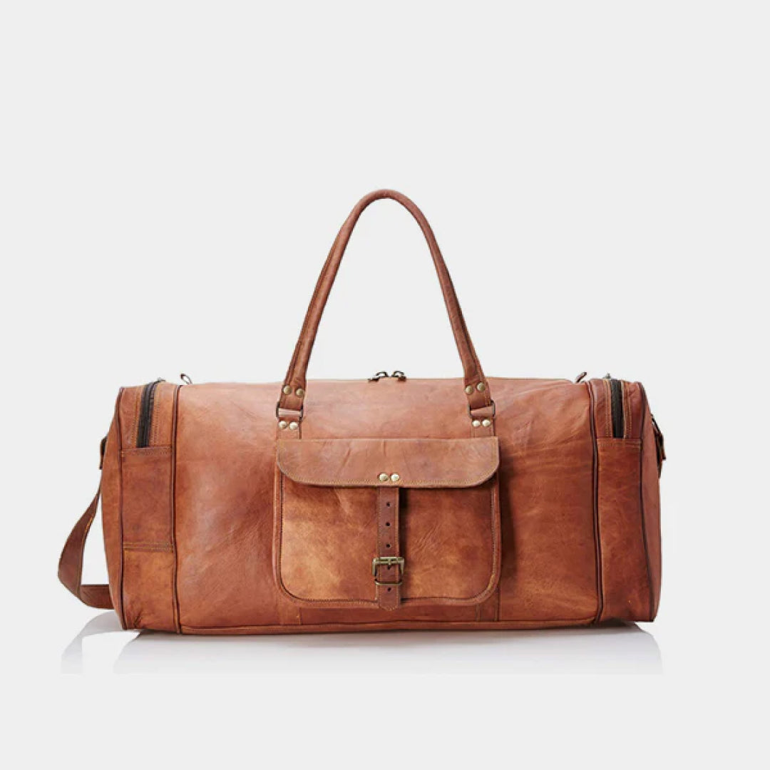The Break Leather Duffle Bag-Leather Duffle bags-Premium Leather Street