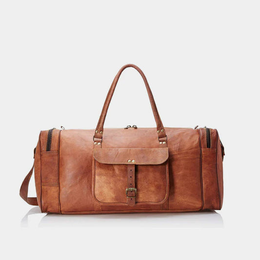 The Break Leather Duffle Bag-Leather Duffle bags-Premium Leather Street