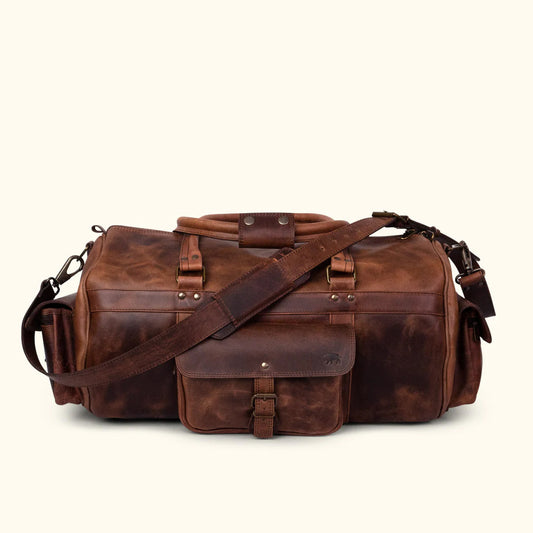 The Roosevelt Leather Duffle Bag-Leather Duffle bags-Premium Leather Street
