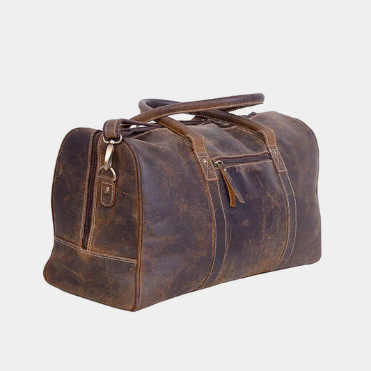 The Coarse Leather Duffle Bag-Leather Duffle bags-Premium Leather Street