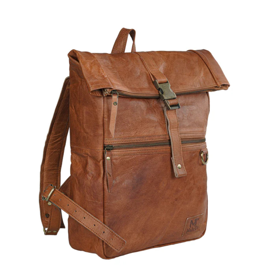 The Ortiz Rucksack Leather Backpack-Leather backpacks-Premium Leather Street