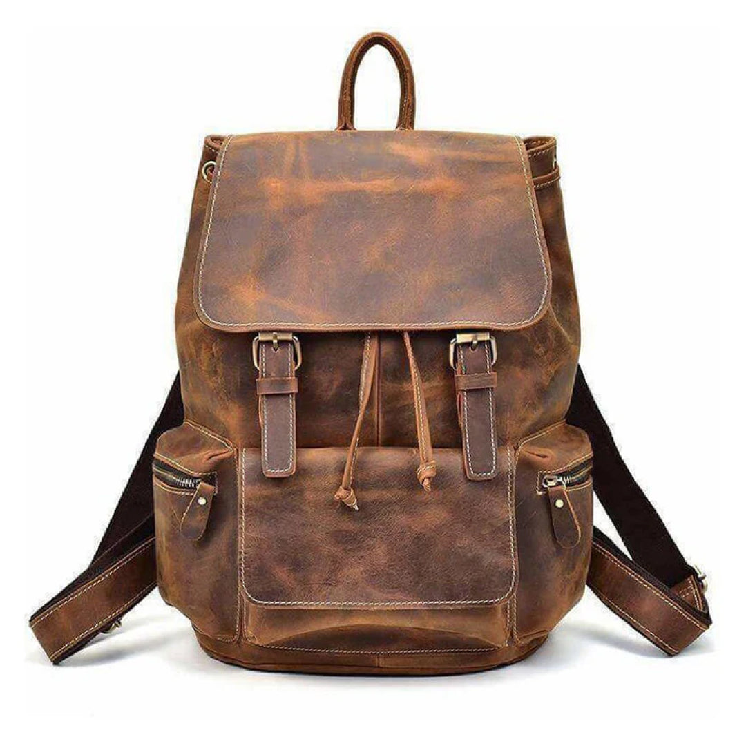 The Armstrong Buffalo Leather Backpack-Leather backpacks-Premium Leather Street