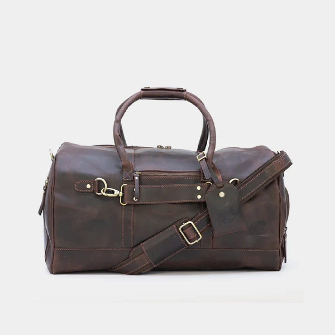 The Denali Leather Duffle Bag-Leather Duffle bags-Premium Leather Street