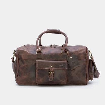 The Weekender Leather Duffle Bag-Leather Duffle bags-Premium Leather Street