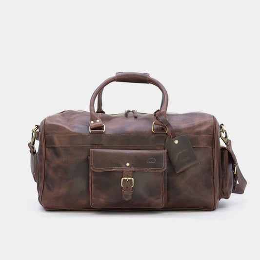 The Weekender Leather Duffle Bag-Leather Duffle bags-Premium Leather Street