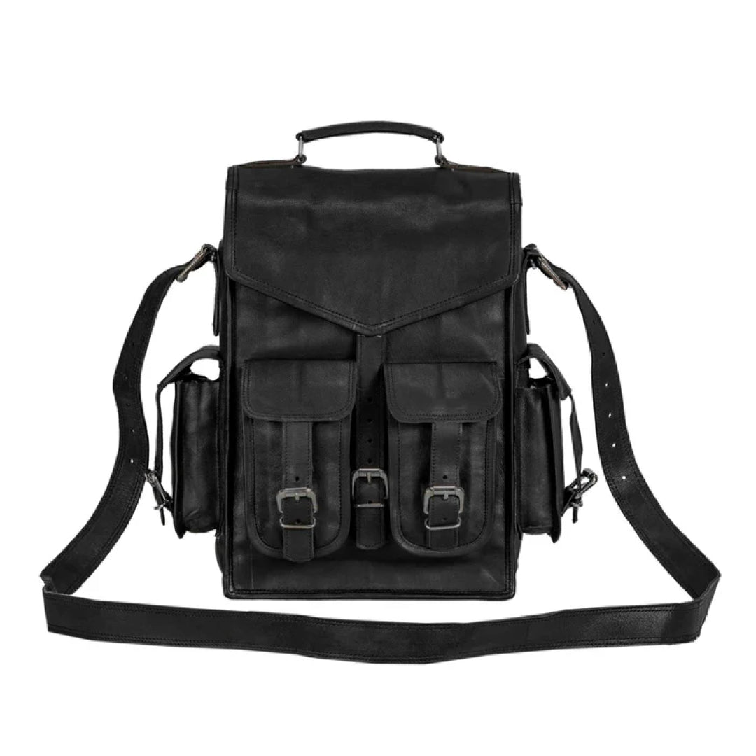 The Harper Convertible Leather Backpack-Leather backpacks-Premium Leather Street