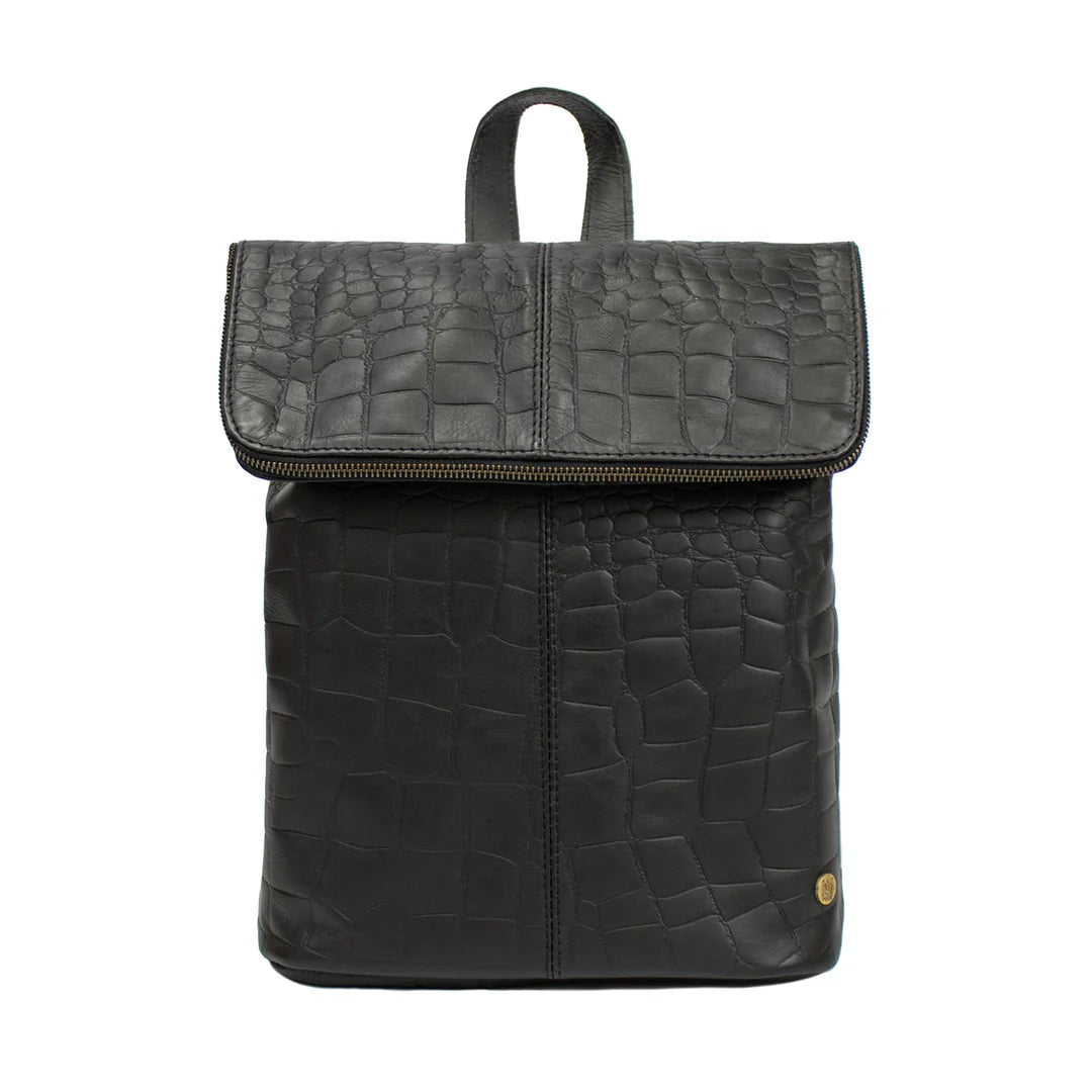 The Black Soho Leather Backpack-Leather backpacks-Premium Leather Street