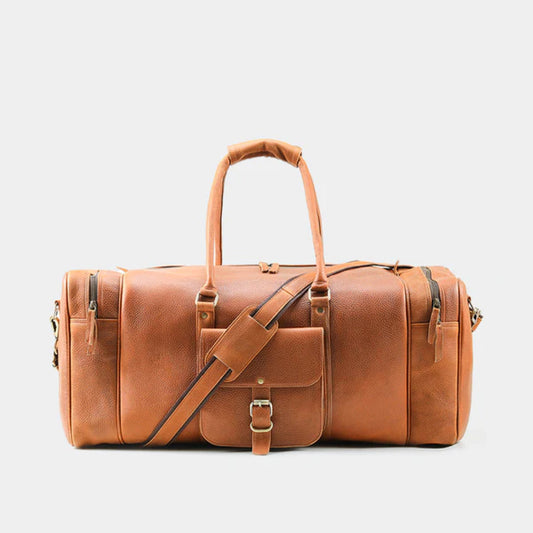 The Travel Leather Duffle Bag-Leather Duffle bags-Premium Leather Street