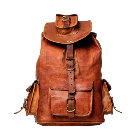 The Alvarado Tanned Leather Backpack-Leather backpacks-Premium Leather Street