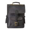 Texas Black Leather Backpack-Leather backpacks-Premium Leather Street