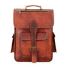 The Hughes Rustic Leather Backpack-Leather backpacks-Premium Leather Street