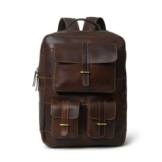 Mahi Classic Leather Backpack-Leather backpacks-Premium Leather Street