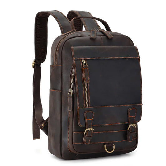 The Flappack Leather Backpack-Leather backpacks-Premium Leather Street