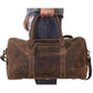 The Coarse Leather Duffle Bag-Leather Duffle bags-Premium Leather Street
