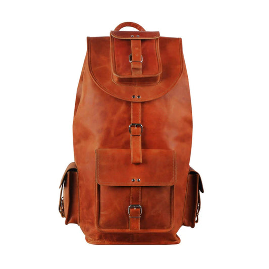 Kingston Tanned Leather Backpack-Leather backpacks-Premium Leather Street