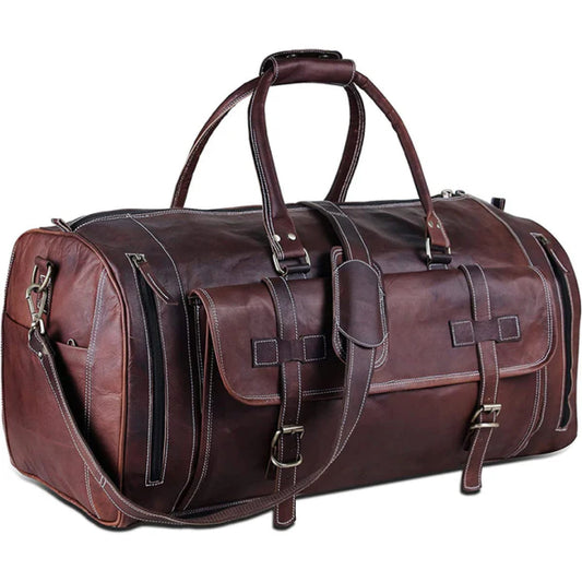 The Borsone Leather Duffle Bag-Leather Duffle bags-Premium Leather Street
