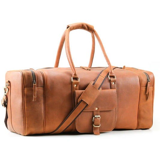The Travel Leather Duffle Bag-Leather Duffle bags-Premium Leather Street