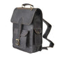 Texas Black Leather Backpack-Leather backpacks-Premium Leather Street