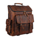 The Solar Flare Leather Backpack-Leather backpacks-Premium Leather Street