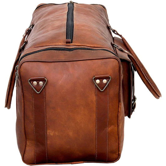 Weekender Luggage Leather Duffle Bag-Leather Duffle bags-Premium Leather Street