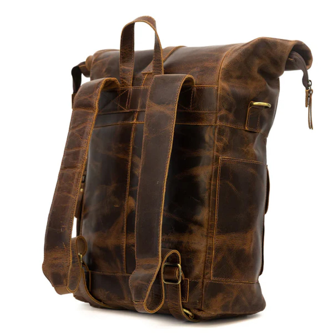 The Kobuk Leather Backpack-Leather backpacks-Premium Leather Street