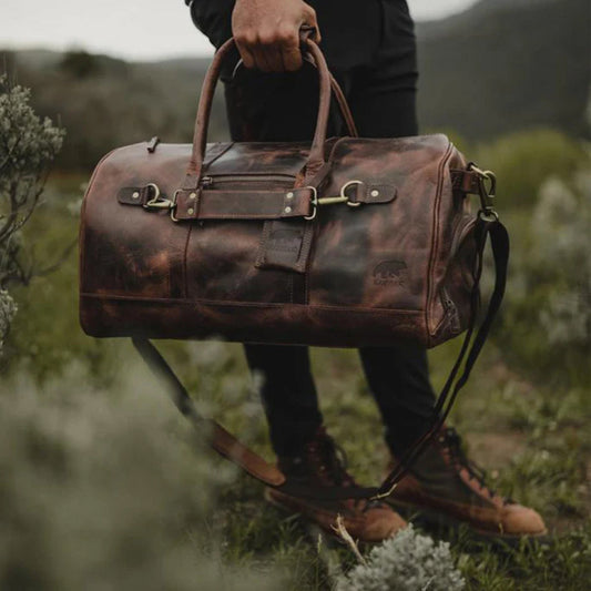 The Denali Leather Duffle Bag-Leather Duffle bags-Premium Leather Street