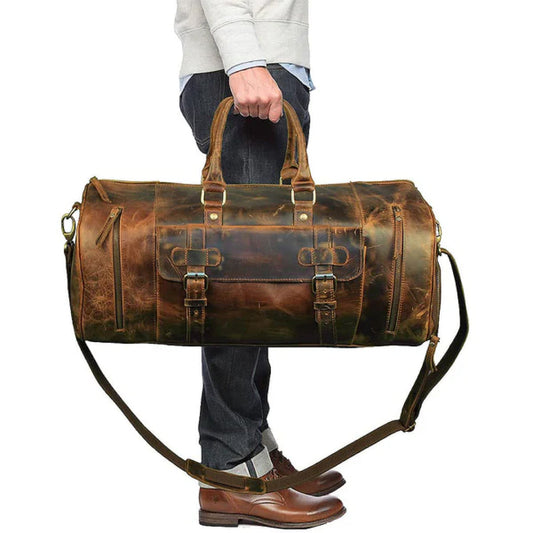 The Lifelong Leather Duffle Bag-Leather Duffle bags-Premium Leather Street