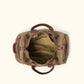 Dakota Field Khaki Waxed Canvas Duffle Bag-Leather Duffle bags-Premium Leather Street
