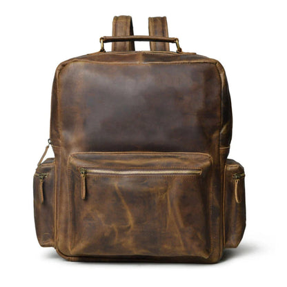 Barclay Buffalo Leather Backpack-Leather backpacks-Premium Leather Street