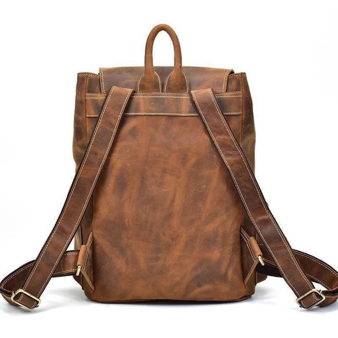 The Armstrong Buffalo Leather Backpack-Leather backpacks-Premium Leather Street