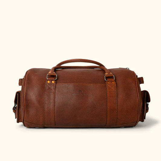 Travel Ryder Reserve Bison Leather Duffle Bag-Leather Duffle bags-Premium Leather Street