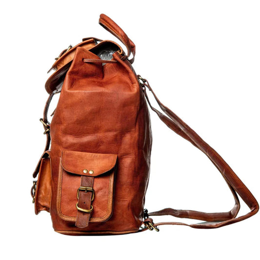 The Alvarado Tanned Leather Backpack-Leather backpacks-Premium Leather Street