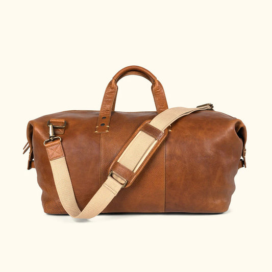 Walker Weekend Leather Duffle Bag-Leather Duffle bags-Premium Leather Street