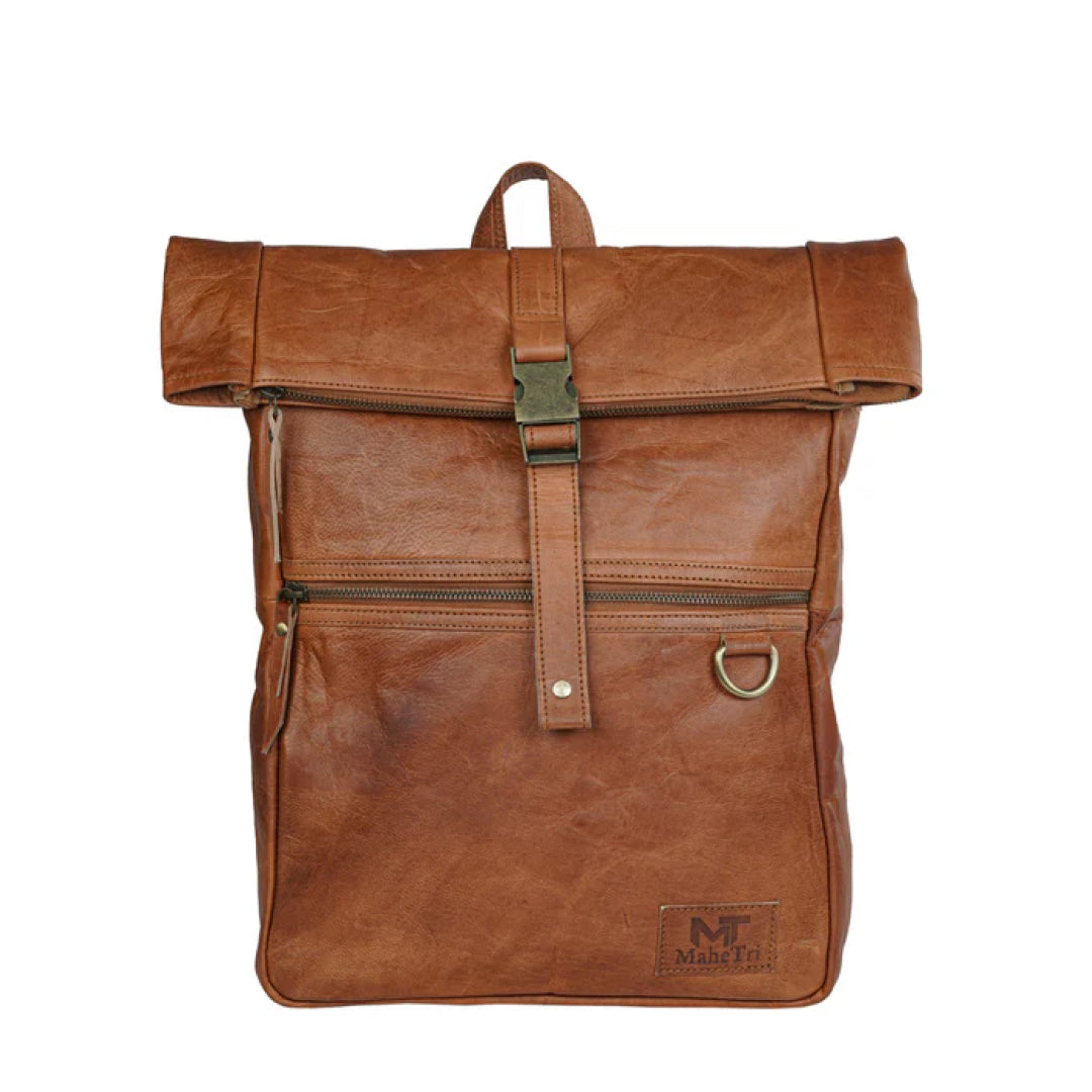 The Ortiz Rucksack Leather Backpack-Leather backpacks-Premium Leather Street