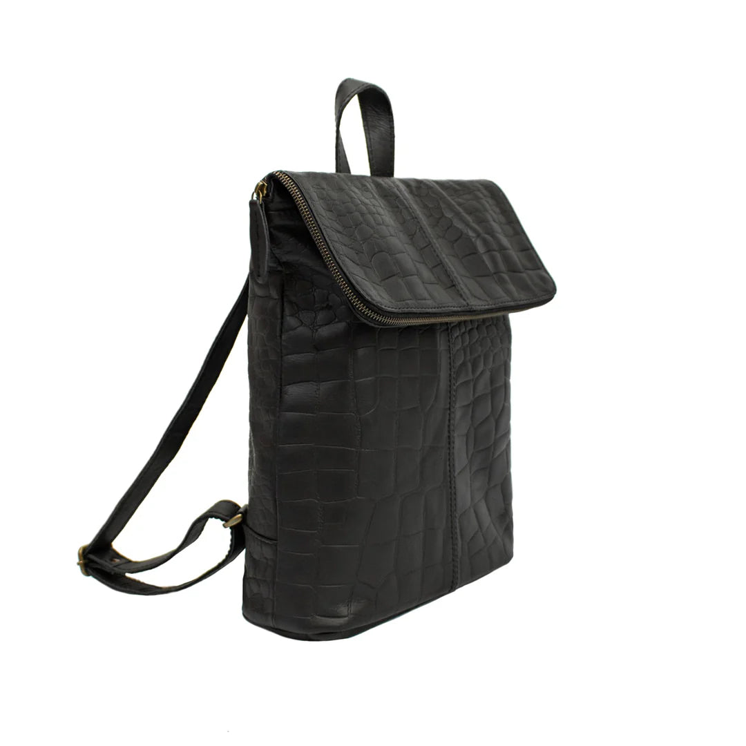 The Black Soho Leather Backpack-Leather backpacks-Premium Leather Street