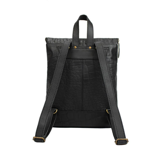 The Black Soho Leather Backpack-Leather backpacks-Premium Leather Street