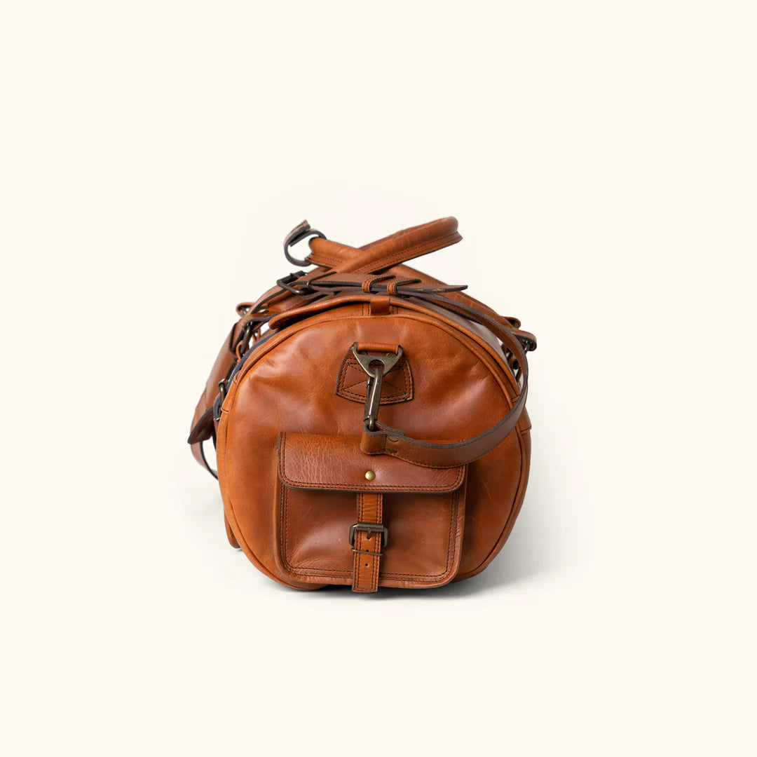 The Denver Travel Leather Duffle Bag-Leather Duffle bags-Premium Leather Street