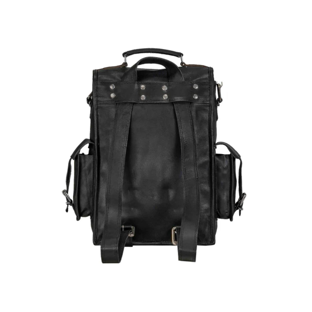The Harper Convertible Leather Backpack-Leather backpacks-Premium Leather Street