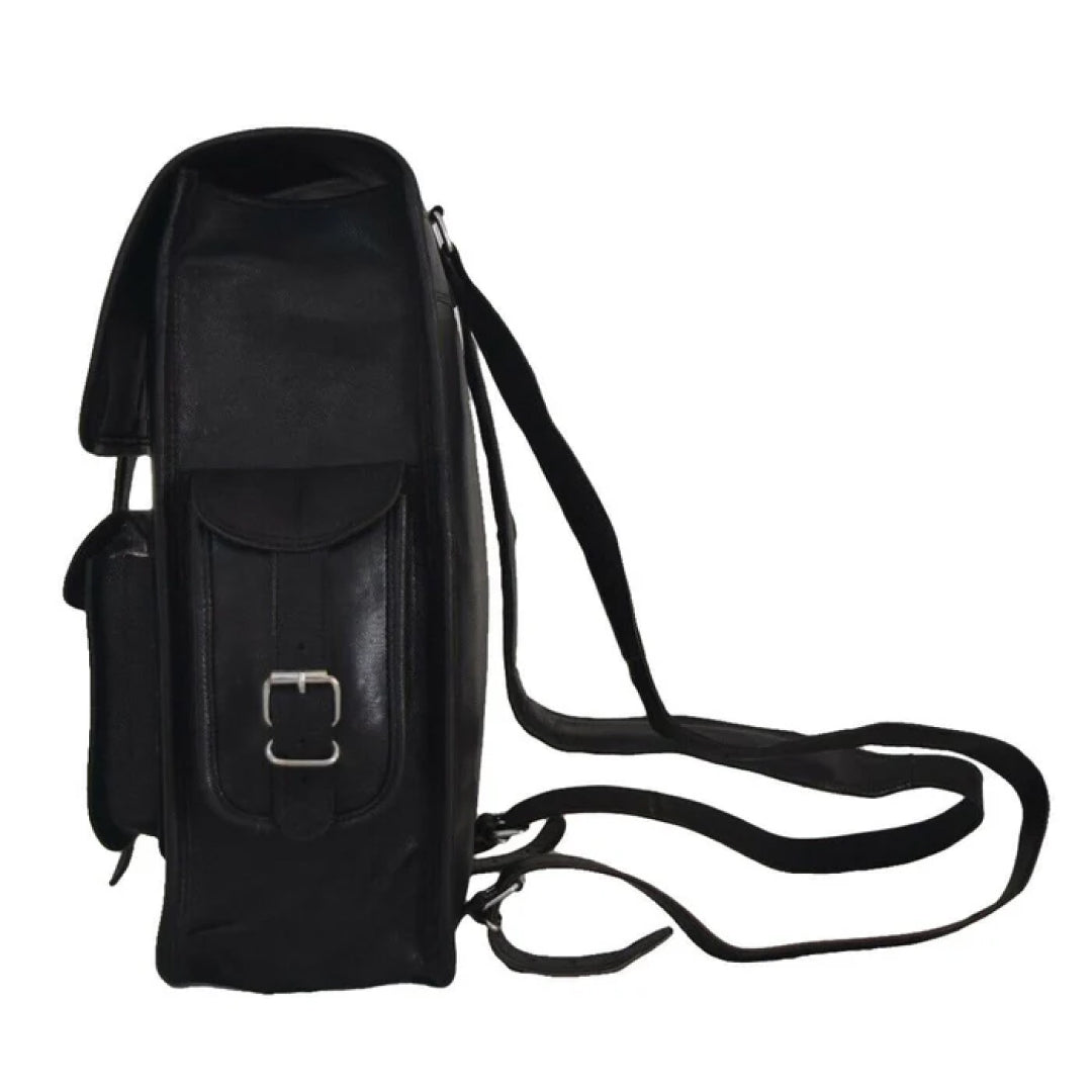 The Ghostbuster Laptop Leather Backpack-Leather backpacks-Premium Leather Street