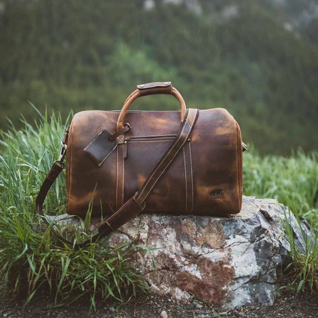 The Overnighter Leather Duffle Bag-Leather Duffle bags-Premium Leather Street