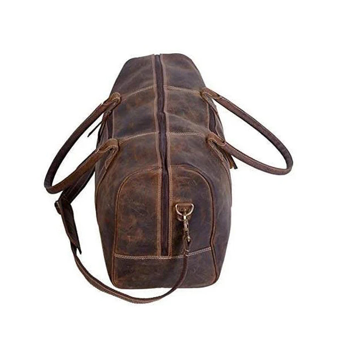 The Coarse Leather Duffle Bag-Leather Duffle bags-Premium Leather Street